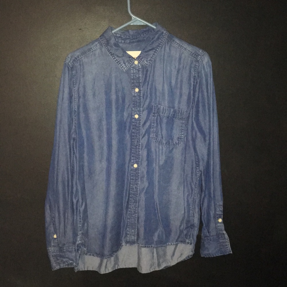 Denim Button Down Shirt